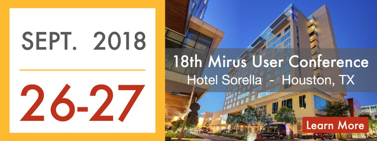 Mirus User Conference 2018