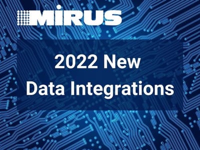 Mirus 2022 New Data Integrations