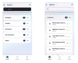 Mirus Mobile Report Groups