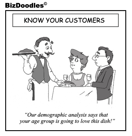 know your restaurant customers cartoon
